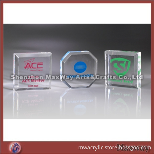 Clear Small Printing Acrylic Award
